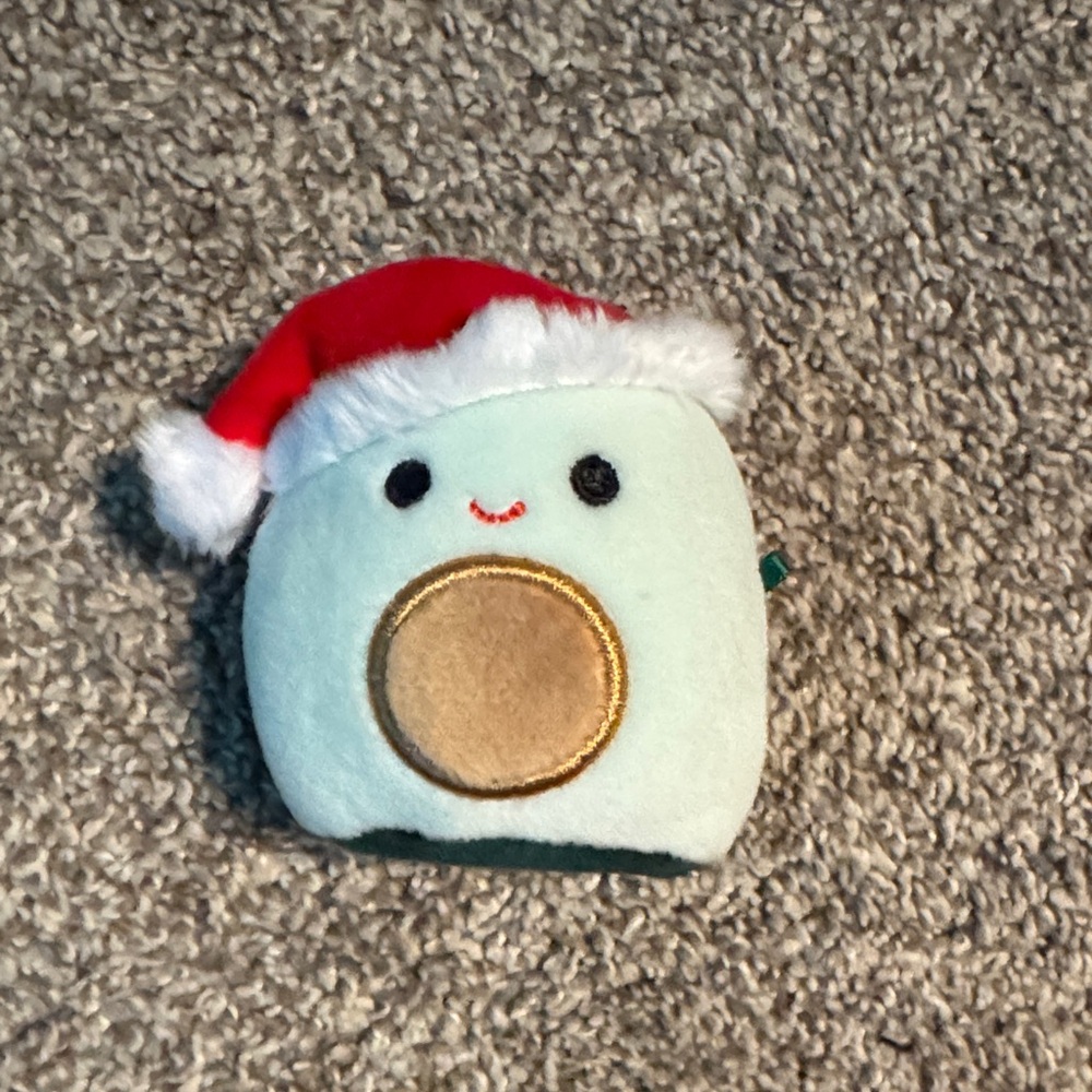Squishmallows Mint Green Santa Hat Plush